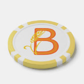 大文字Bフローラモノグラム ポーカーチップ (シングル)