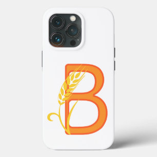 大文字Bフローラモノグラム iPhone 13 PROケース