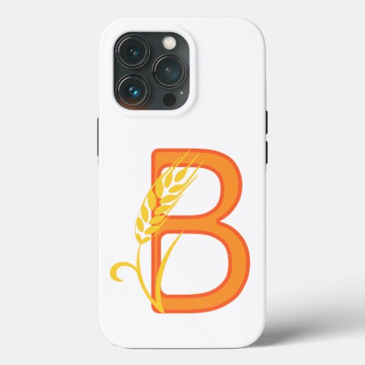 大文字Bフローラモノグラム Case-Mate iPhoneケース (裏面)