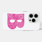 大文字Bフローラモノグラム Case-Mate iPhoneケース (裏面 (横))