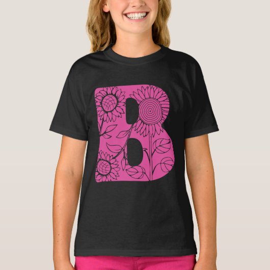 大文字Bフローラモノグラム Tシャツ (正面)