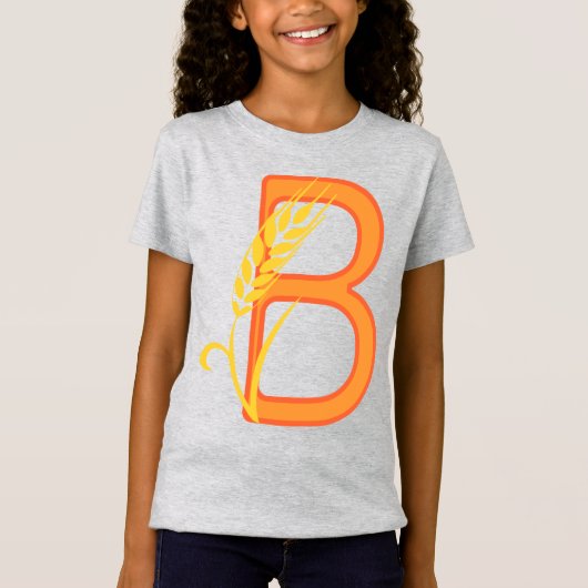 大文字Bフローラモノグラム Tシャツ (正面)