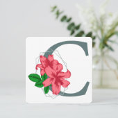 大文字Cフローラモノグラム 招待状 (スタンド正面)