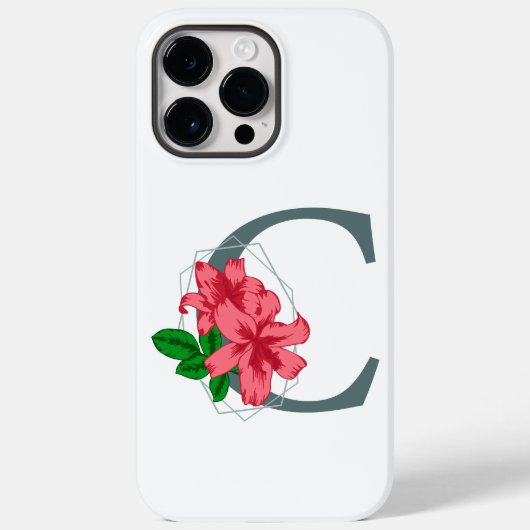 大文字Cフローラモノグラム Case-Mate iPhoneケース (裏面)