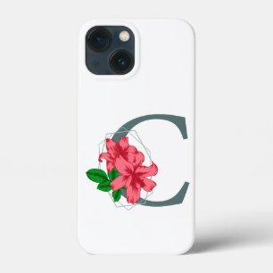 大文字Cフローラモノグラム iPhone 13 MINIケース