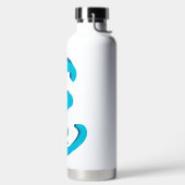 大文字Eフローラモノグラム ウォーターボトル (左面)