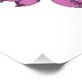 大文字Gフローラモノグラム ポスター (コーナー)