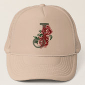 大文字Jフローラモノグラム キャップ (正面)