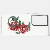 大文字Jフローラモノグラム SAMSUNG GALAXYケース (左側面)