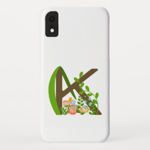 大文字Kフローラモノグラム iPhone XRケース