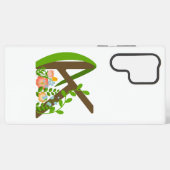 大文字Kフローラモノグラム SAMSUNG GALAXYケース (裏面横)