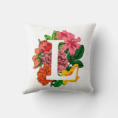 大文字Lフローラモノグラム クッション (裏面)