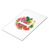 大文字Lフローラモノグラム ノートパッド (アングル)