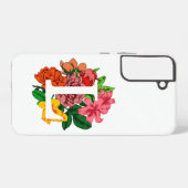 大文字Lフローラモノグラム SAMSUNG GALAXYケース (裏面横)