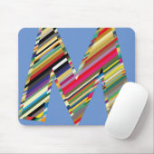大文字M数々の色、 マウスパッド (マウス)