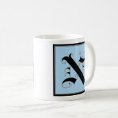 大文字N コーヒーマグカップ (正面右)