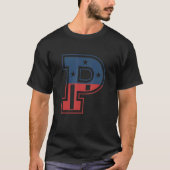大文字P Tシャツ (正面)