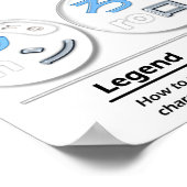 大日本のかなポスター ポスター (角)