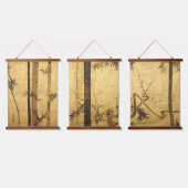 大日本の方光林筆 吊り下げ型タペストリー (トリプル)