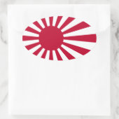 大日本帝国海軍日本の4名 楕円形シール (バッグ)