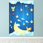 大昼夜 キャンバスプリント (インサイチュ (ウッドフロア))