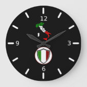 大時計イタリアンをフラッグする ラージ壁時計 (正面)