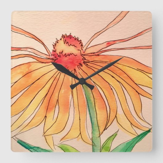 大時計 スクエア壁時計 (正面)