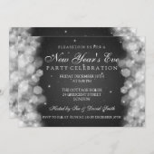 大晦エレガント日のパーティー輝き 招待状 (正面/裏面)