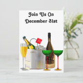 大晦日お祝い招待状 招待状 (スタンド正面)