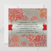 大晦日に赤い花火が咲くパーティー 招待状 (裏面)