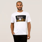 大晦日のお祝いスリッパリージョーのシャンパン Tシャツ (正面フル)