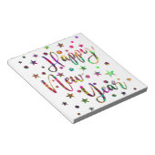 大晦日のお祝い模様 ノートパッド (アングル)