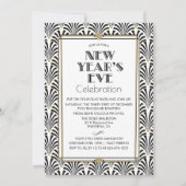大晦日のアールデコギャツビーの招待 招待状 (正面)