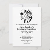 大晦日のカウントダウンパーティー 招待状 (裏面)