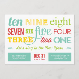 大晦日のパーティの招待状を減らそう 招待状