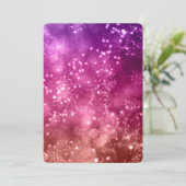 大晦日のパーティの招待状ミックス色《写真》ぼけ味10 招待状 (スタンド正面)