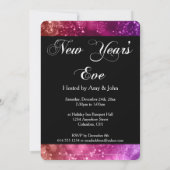 大晦日のパーティの招待状ミックス色《写真》ぼけ味10 招待状 (裏面)