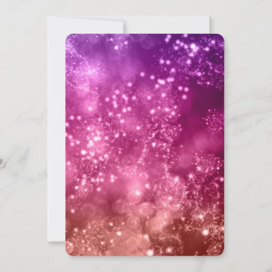 大晦日のパーティの招待状ミックス色《写真》ぼけ味10 招待状 (正面)