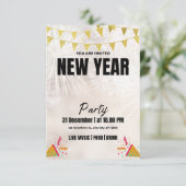 大晦日のパーティの招待状祝-in St 招待状 (スタンド正面)