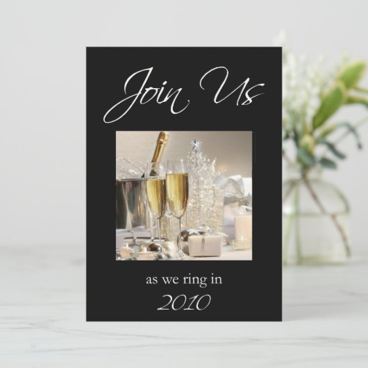 大晦日のパーティの招待状 招待状 (スタンド正面)