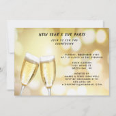 大晦日のパーティーお祝いと花火、ZRP 招待状 (正面)