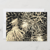 大晦日のパーティーお祝いと花火、ZRP 招待状 (裏面)