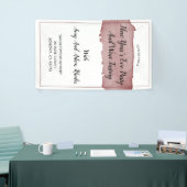 大晦日のパーティーとワインの試飲 横断幕 (トレードショー)