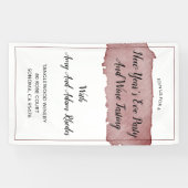 大晦日のパーティーとワインの試飲 横断幕 (横)