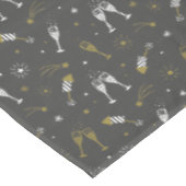 大晦日のパーティーシャンパンと花火 テーブルクロス (アングル)