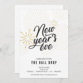 大晦日のパーティー 招待状 (正面/裏面)
