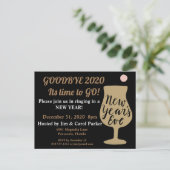 大晦日のパーティー 案内ポストカード (スタンド正面)