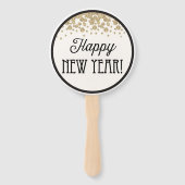 大晦日のフォトブース小柱の装飾 ハンドファン (裏面)