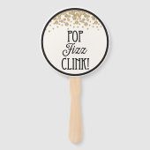 大晦日のフォトブース小柱の装飾 ハンドファン (正面)