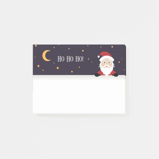 大晦日の夜、サンタクロースが「Ho ho ho!」と笑っています ポストイット (正面)